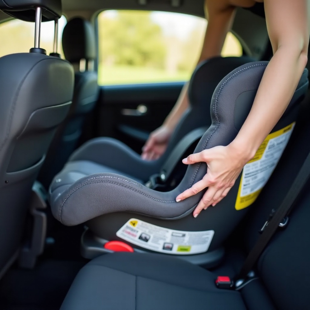 how to secure a car seat