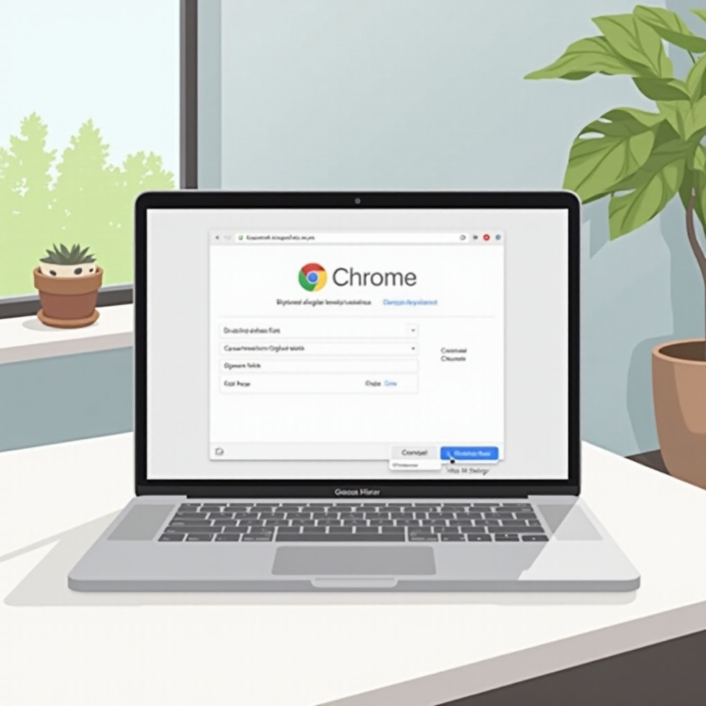 تغيير إعدادات السجل في Chrome على MacBook Pro