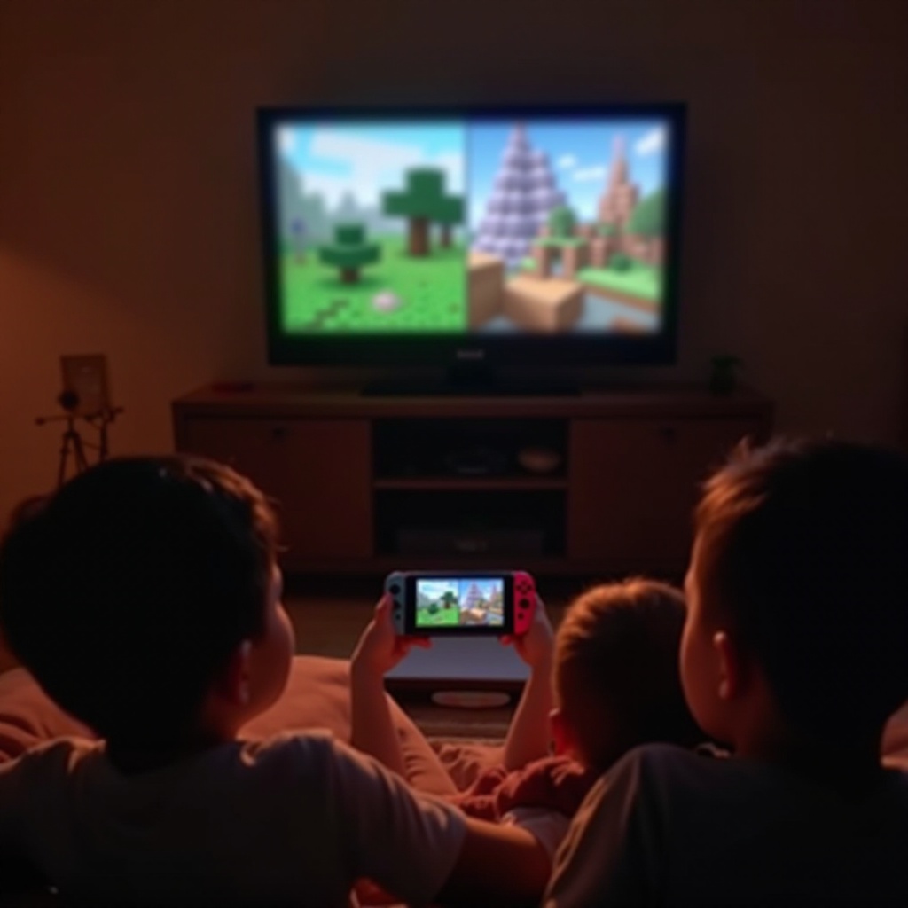 Как освоить разделенный экран в Minecraft на Nintendo Switch