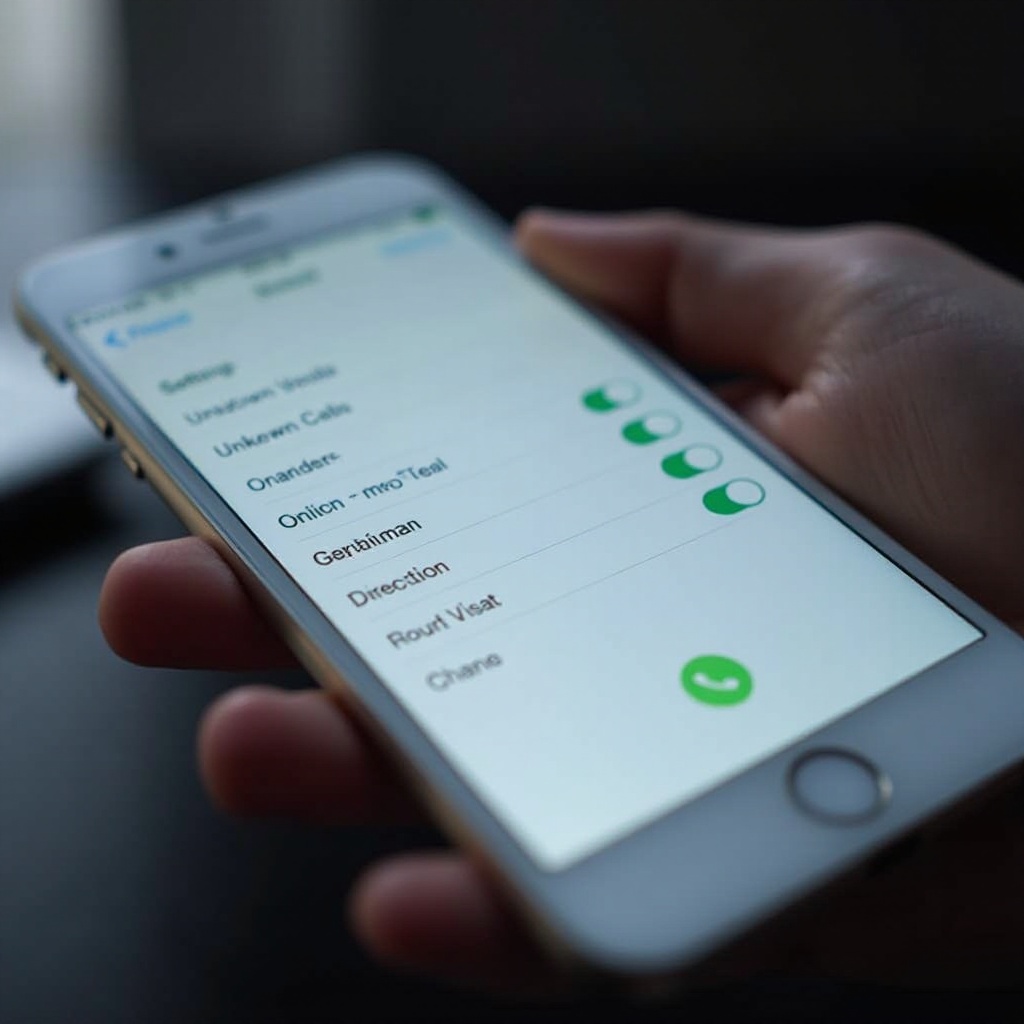 تحكم في جهاز iPhone الخاص بك: فهم وإعداد إعدادات المكالمات غير المعروفة.