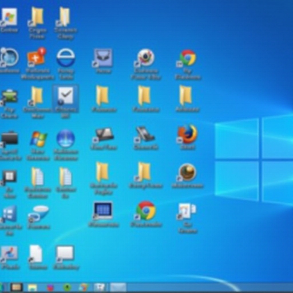 desktop icon arrangement restore