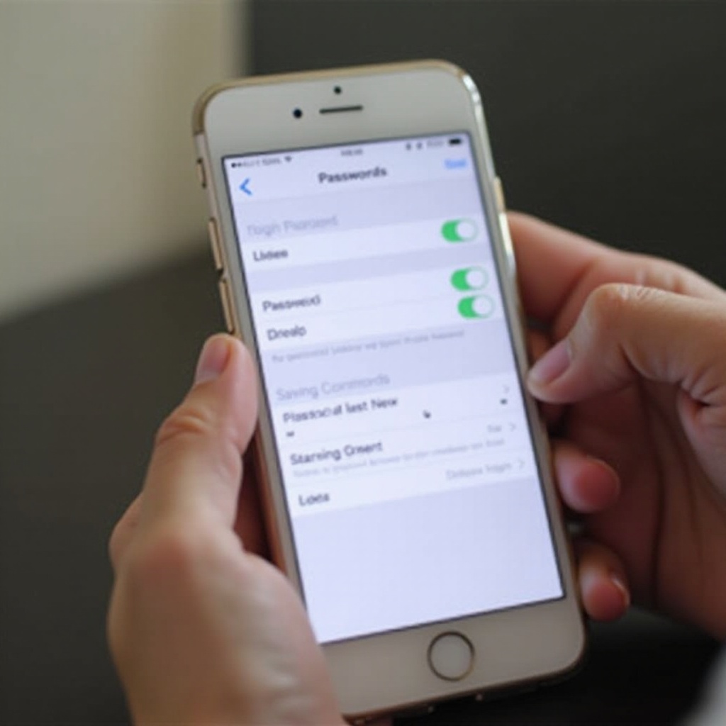 كيفية الحفظ التلقائي لكلمات المرور على iPhone