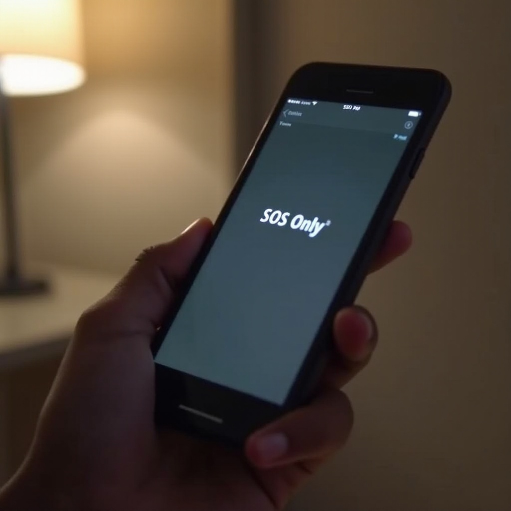 Warum zeigt mein Verizon-Telefon „Nur SOS“ an und wie kann ich das beheben?