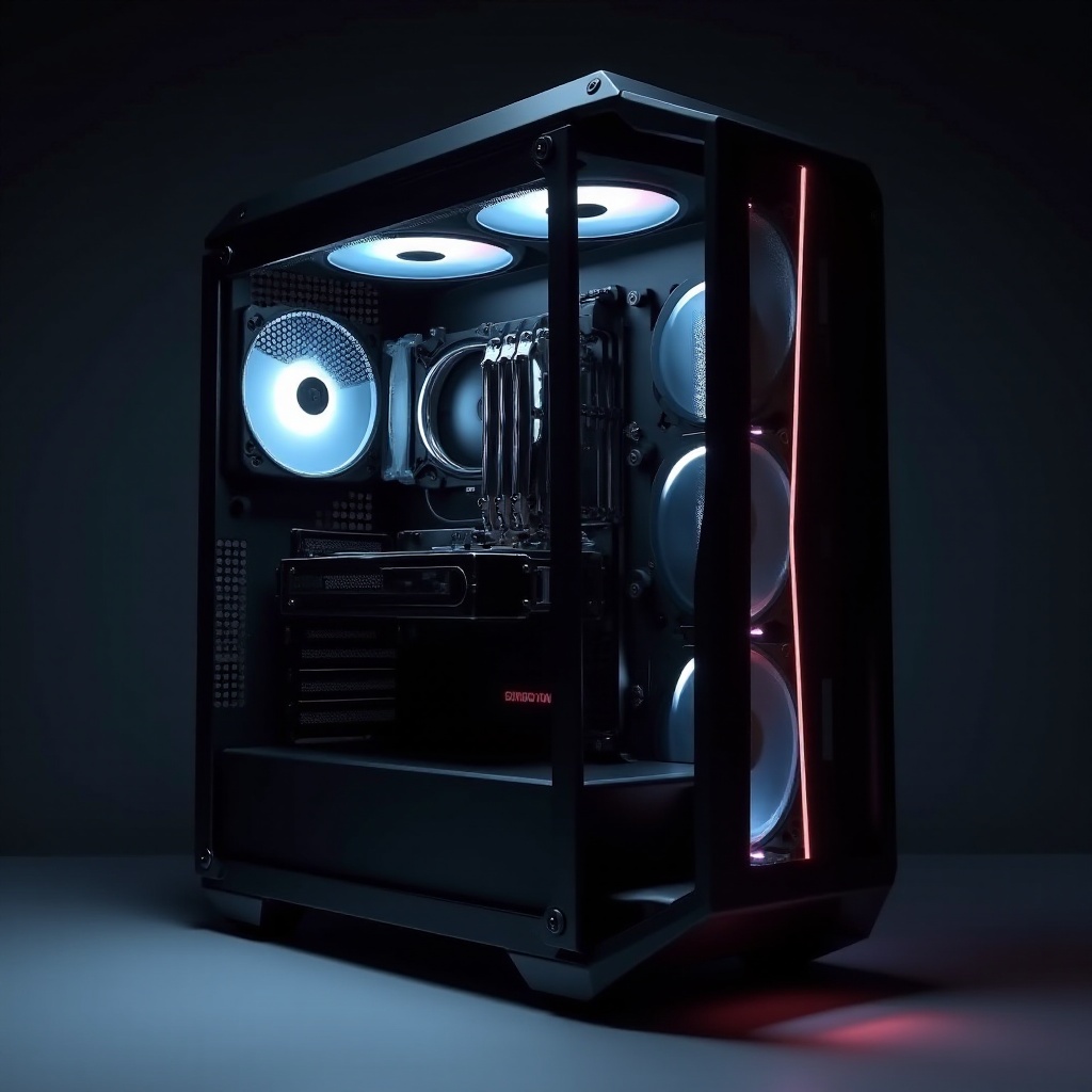 Las mejores cajas de PC para radiadores montados en la parte superior en 2024.