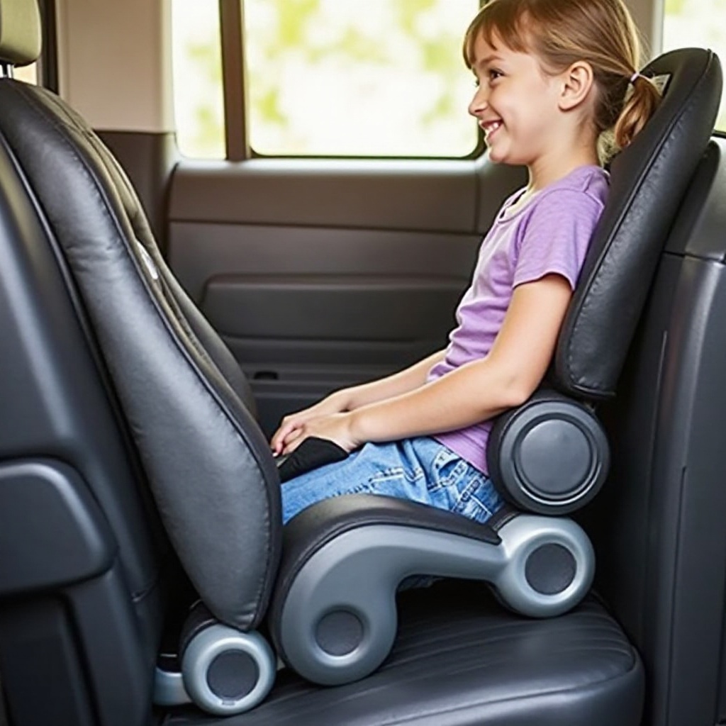 most comfortable backless booster seat